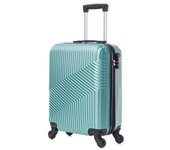 Maleta Avión Equipaje de Mano Viaje Cabina Trolley ABS Rígida 4 Ruedas Maleta de cabina rigida con asa telescopica 55x35x20CM