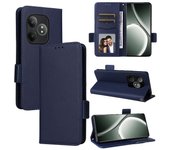 For Oppo A17 A17k Realme 9i 10 10T GT 6 6t Neo6 Se 4G Solapa Soporte Ranura De Tarjeta Carcasa De Color Sólido