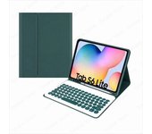 Round Key Keyboard Spanish for Samsung Galaxy Tab S9 FE SM-X510 X516B 10.9 inch Keyboard Case Pencil Slot