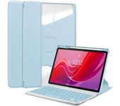 With Detachable Wireless Keyboard Case For Lenovo Tab M11 TB-330FU 331FC Xiaoxin Pad 2024 Rotatable Stand Cover Smart Auto Sleep