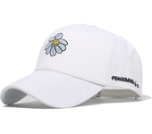 Gorra de béisbol con bordado de margaritas para hombre y mujer, gorro de algodón suave, informal, Snapback, Quan, Zhilong, GD