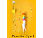 Cat Toy Swing Sticky Disc Elastic HangingTeasing Cat Toy Swing Sticky Disc Elastic with Bell Hanging Door Teasing Pet Kitten Toy