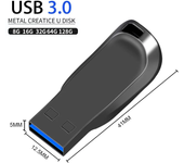 Unidad flash USB de alta velocidad, PenDrive de 128GB, 64GB, 32GB, 16GB, 3,0 GB, 64GB, 32GB, 128GB