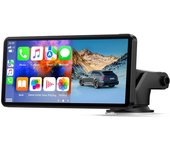 Lamto Inalámbrico Radio Coche con CarPlay y Android Auto 6.86 Pulgadas Pantalla Tactil con Dashcam Frontal 2.5K Cámara,