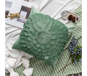 Luxury 3D Floral Embroidery Cushion Cover Dutch Velvet 30X50/45X45CM Pillow Cover Sofa Couch Sunflower Waist Pillows Decor Home