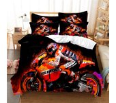 3D Moto Bedding Set Queen Bedding Duvet Cover Set Bedding Set Bed Cover Cotton Queen Bedroom Bed Cover Set Bed Set Bedding