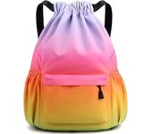 Bolsas Impermeables Con Cordón Para Niños Y Adultos, Mochilas Grandes Con Cordón