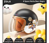 Casco moto cross niño coche electrico aire libre seguro Equipo Protector