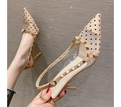 2024 new style women's shoes/sandals/high heels/stilettos/pointed toes/spring/summer/autumn/winter/banquet/wedding/work/leather/Black