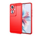 For Oppo Reno11 F Case Anti-knock Silicone Carbon Fiber Back Cover For Oppo Reno11F 11 F 5G Case For Oppo Reno 11F Case 6.7 inch