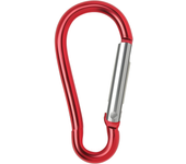 5/10/50/ 100 Uds mosquetón llavero Clip para acampar al aire libre llavero de aluminio gancho a presión botella de agua hebilla Kit para escalada senderismo