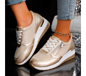 Nuevo Modelo 2025Zapatos De Moda De Verano Para Mujer, Zapatos Deportivos Retro Informales Con Cordones De Cuero Y Cabeza Redonda, Suela Gruesa Transpirable, Zapatillas Deportivas Informales Para Mujer
