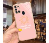 Maple Leaf Couple Heart Cases For Samsung A21s Case Silicone Cover Samsung Galaxy A21s SM-A215F Camera Protection Casing Soft