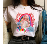 Tomorrow Sera Nice Karol g Tee women comic Y2K streetwear top female 2000s harajuku anime clothing