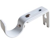 Metal Curtain Rod Brackets Hanger for 1 Inch Rod Hardware Window Curtain Rod Support Home Adjustable Drapery Rod Holders
