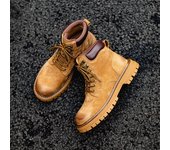 Martin botas de los hombres de cuero de alta parte superior botas cortas otoño botas de montañismo