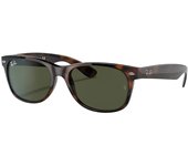 New Wayfarer Sunglasses H0RB2132 622 52-18 Black Rubber/G-15 Green 52 mm