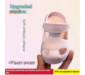Suela suave antideslizante para niños, zapatillas de cabeza de bolsa de dibujos animados, zapatos para caminar para bebés, zapatos de doble propósito para salir en casa