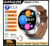 GPS Rastreador Reloj inteligente Para Hombre Para Watch 4 Pro 1,53 inch AMOLED HD Pantalla,llamada bluetooth,NFC, impermeable, azúcar en sangre, frecuencia cardíaca, Fitness Smartwatch