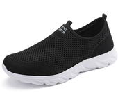 2023 zapatos informales ligeros para hombre, zapatillas informales transpirables sin cordones para hombre, zapatos planos antideslizantes para caminar al aire libre, talla 39-47