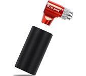 WEST BIKING Portable Bike Pump Air CO2 Inflator Insulated Sleeve Bicycle Accessories Schrader & Presta Valve Mini Bicycle Pump
