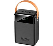 power bank 50000 mAh 5V3A fast charging flashlight lighting, LED digital power display, can charge multiple devices at the same time, emergency power must have