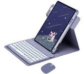 360 Rotation Stand Case For iPad 5th/6th Generation/Air 2/Air 9.7 inch Teclado Cover with Pencil Holder Español Teclado