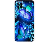 For Samsung Galaxy M32 Case Cover Soft Silicone TPU Back Cover For Samsung M32 M 32 SM-M325F Flower Clear Funda Phone Case