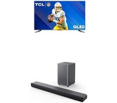 55-Inch Q68 QLED Pro 4K UHD Smart Google TV (55Q681G, 2024 Model) S55H S Class 2.1 Channel Sound Bar with Dolby Atmos