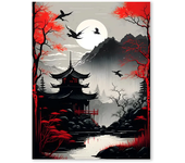 Retro Japan Anime Game Samurai Posters Prints Pictures Portrait Bushido Canvas Painting for Living Room Wall Art Home Decor