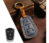Luxury Leather Car Key Case Cover for Cadillac Ct4 Ct6 Ct5 Xt4 Xt6 Atxl Xt5