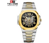 Doble cara calado mecánico automático tendencia nautilus luminous relojes para hombres