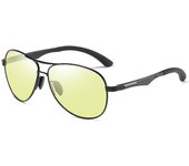 Nueva película en color para hombres, gafas de sol polarizadas, gafas de sol, patas de aluminio y magnesio