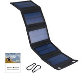8W/10W/12W/14W Solar Panel Charger USB Output 5V Waterproof Backpack Power Bank Portable
