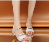 Women High Heel Sandal Plus Size Flip-flops Slipper Shoes Transparent  41 40 39 35