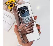 6.71" For Xiaomi Redmi A3 4G Case Cute Love Heart Transparent Silicon Soft Phone Cover on Xiomi Redmi A3 2024 Coque RedmiA3 Case