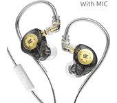 KZ EDX PRO Earphone 10mm Dual Magnetic Circuit Dynamic Drive Headphones HIFI Bass Music Earbud Sport Noise Cancelling Headset