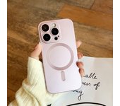 For Magsafe Magnetic Case for iPhone 15 14 13 12 11 Pro Max Plus Matte Hard Wireless Charging Cover Glass Lens Shockproof Cover