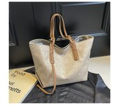 Bolso De Mano De Moda Con Letras De Gran Capacidad Bolso De Mujer Bolso De Mano Premium Versátil Para Estudiantes