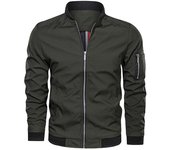 Men's Bomber Lightwear Jackets Spring Autumn Mens Slim Fit Sportswear Jacket Fashion Hip Hop Zipper Jacket with Pockets Clothing