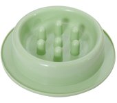 2pcs Multi-use Plastic Cat Slow Food Bowl Round Anti Choking Pet Feeding Basin Portable Anti Spill Pet Food Dispenser Kitten
