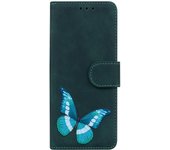 For Google pixel 8a 4a 6 6a pixel8a pixel6a 5G textura de la piel impresión en mariposa carcasa del teléfono móvil billetera c