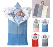 Manta para bebé recién Nacido, Manta de Cochecito de bebé, Saco de Dormir cálido de Invierno para bebés o niños de 0-12 Meses