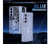 Mechanical For Samsung Galaxy Z Fold 6 Case Plastic Clear Back Hinge Protective Film Glass Cover