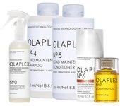 Olaplex extreme care set to repair and strengthen hair - n0 155ml, n4 n5 250ml, n6 100ml, n7 30ml.