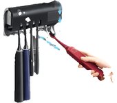 Esterilizador de cepillo de dientes UV inteligente, soporte para desinfectante de cepillo de dientes, carga Solar, Inducción cor