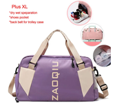 Bolsa de gimnasio seca y húmeda para mujer, bolsos deportivos de Yoga, bolsos cruzados de hombro de entrenamiento de Fitness de viaje, bolso de equipaje de bolsillo de almacenamiento de zapatos