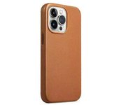 Anti-Drop Phone Cover for iPhone 15 Pro Magnetic PU+PC Phone Case Compatible with MagSafe Charger