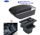 Suitable Octavia armrest, suitable for Skoda 2 2005-2012 CA armrest calibration, dedicated car interior modification accessories
