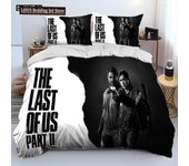 The Last Of Us Horror TV Game Pedro Comforter Bedding Set,Duvet Cover Bed Set Quilt Cover Pillowcase,king Queen Size Bedding Set